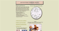 Desktop Screenshot of adventurefishingmaps.on.ca
